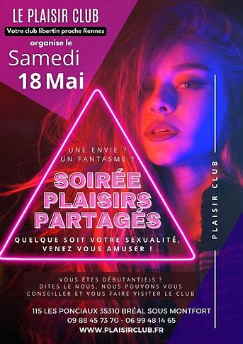 Le Plaisir Club, votre club libertin à proximité de Rennes (Bretagne)